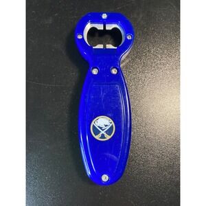 Vintage Buffalo Sabres Rick Jeannette Labatt‎ Blue Light Bottle Opener WORKS NHL
